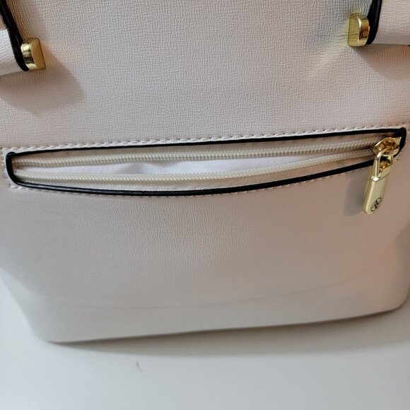 NWT Adrienne Vittadini Watercolor Floral Medium Tote | White Floral Bag - Picture 11 of 12